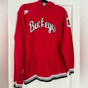 Nike Red Buckeyes Hoodie